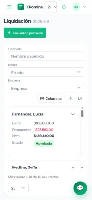 Miniatura XNómina