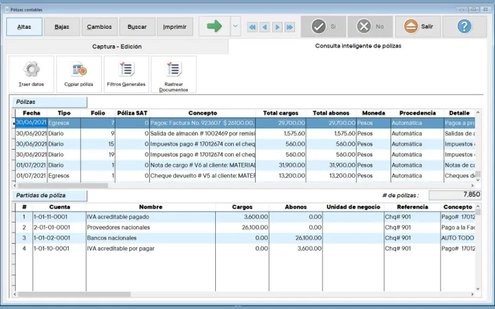 Captura SAI ERP