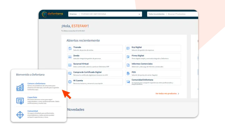 Captura Defontana ERP Colombia