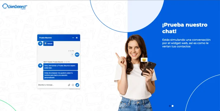 Captura LiveConnect Chat