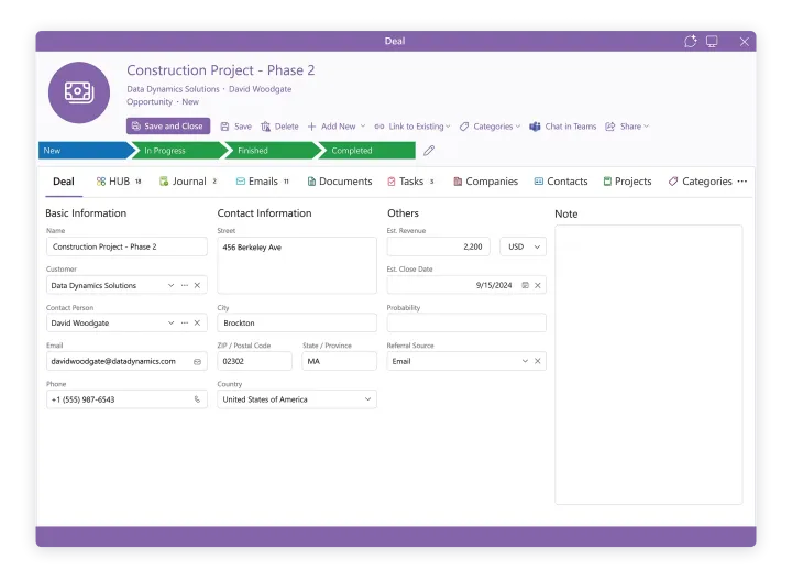 Captura eWay CRM