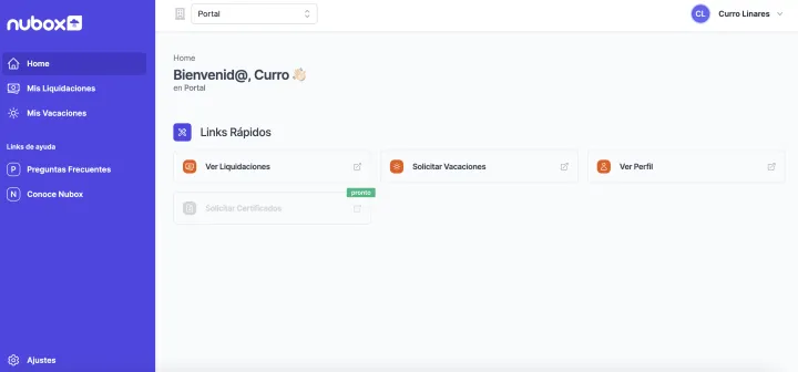 Captura Nubox Remuneraciones