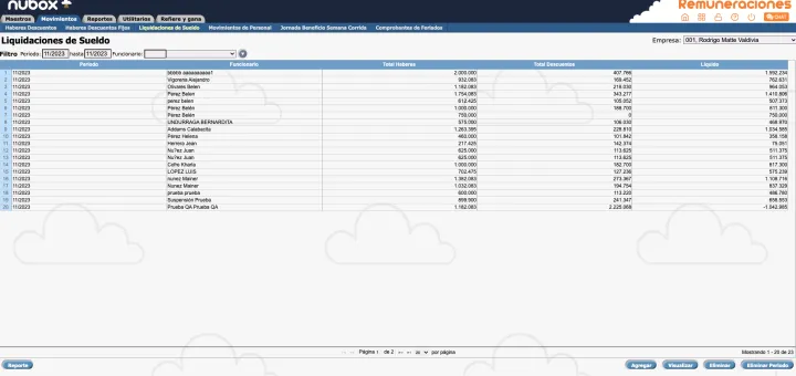 Captura Nubox Remuneraciones