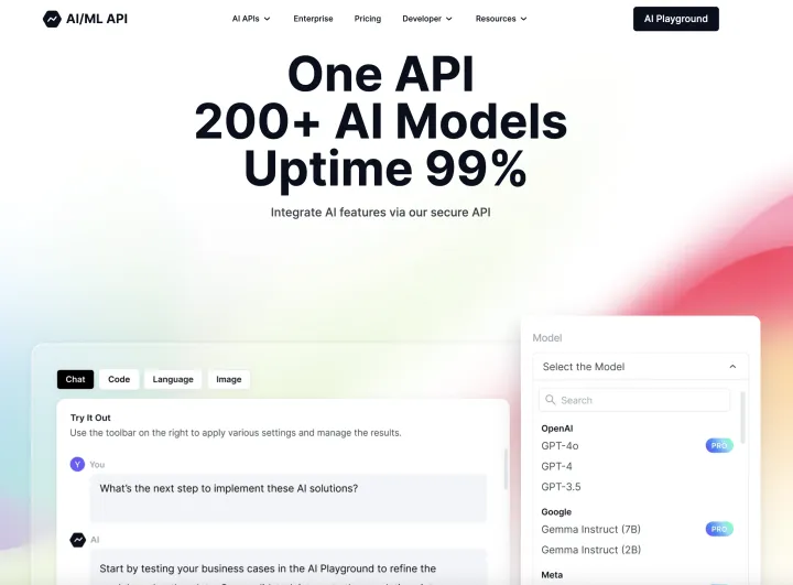 Captura AI/ML API