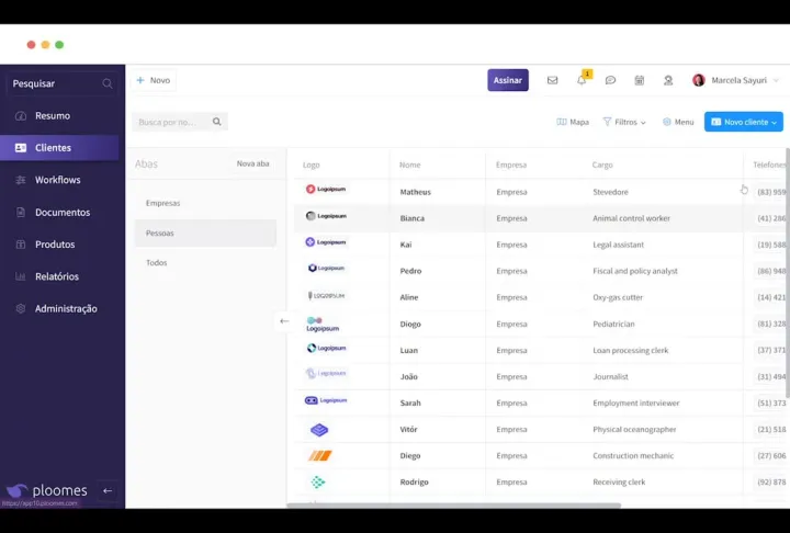 Captura Ploomes CRM