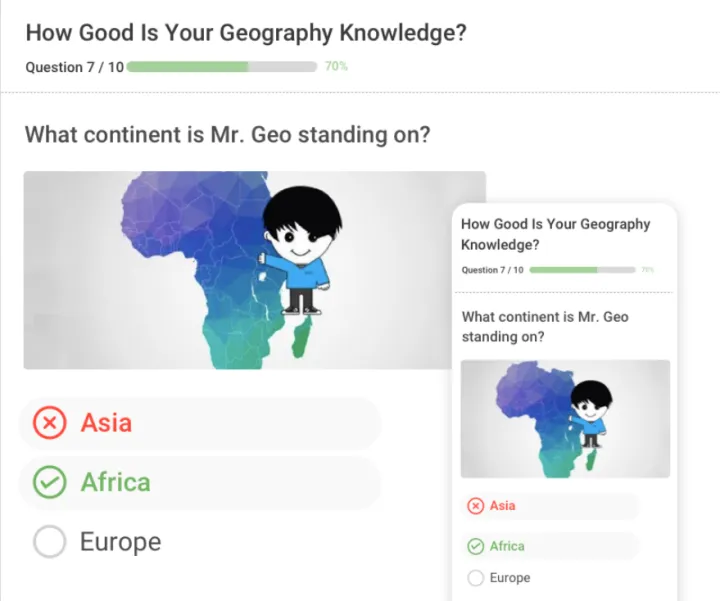 Captura ProProfs Quiz Maker