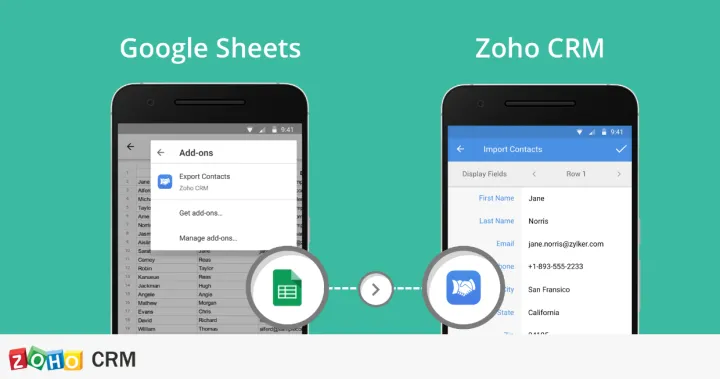 Captura Zoho CRM
