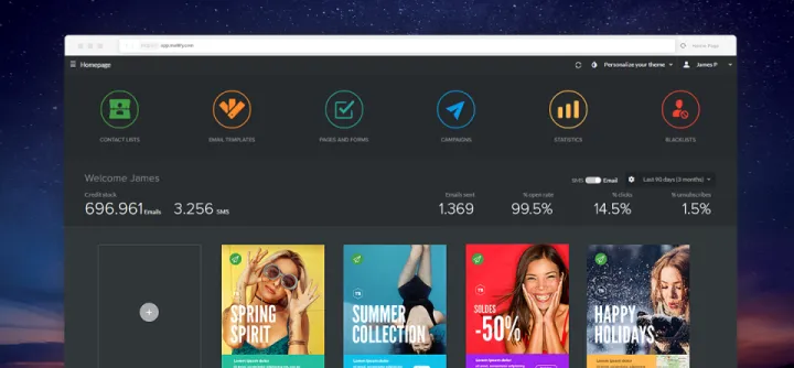 Captura Mailify Email Marketing