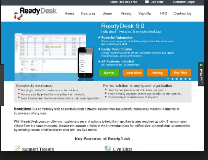 Captura ReadyDesk