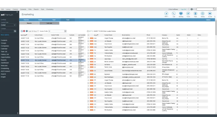 Captura Act! CRM