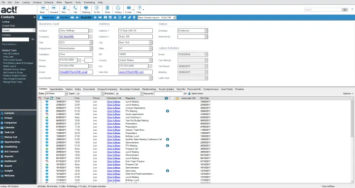 Captura Act! CRM