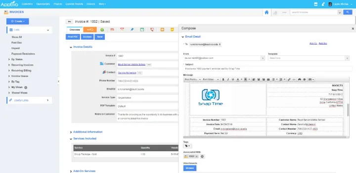 Captura Apptivo Projects