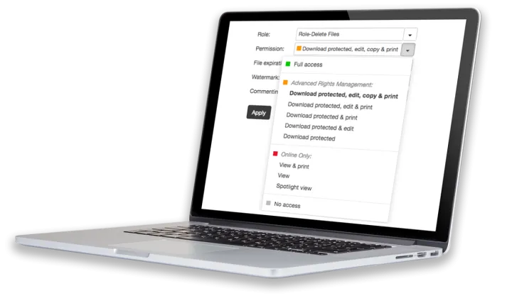 Captura BlackBerry Workspaces