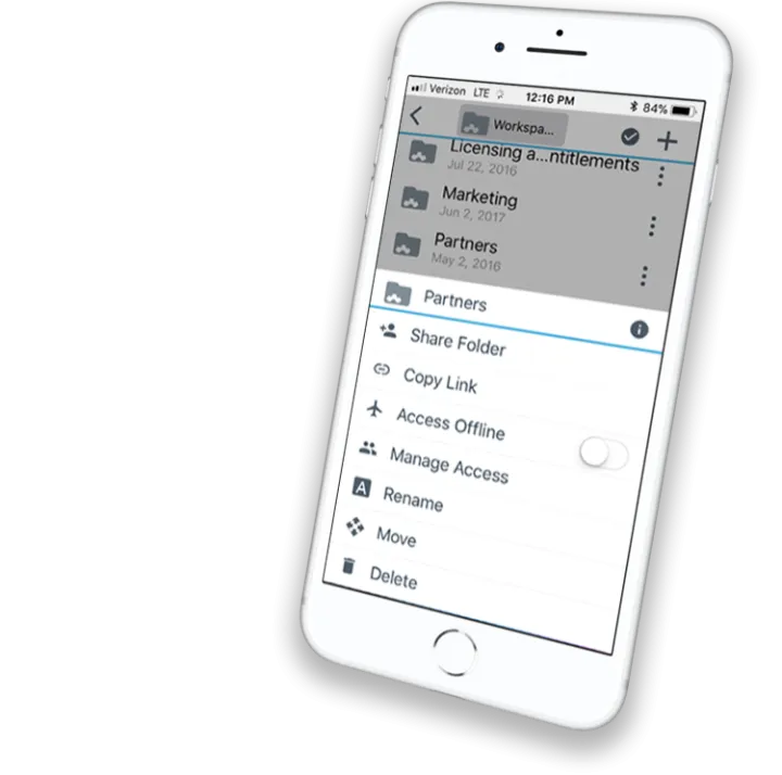 Captura BlackBerry Workspaces