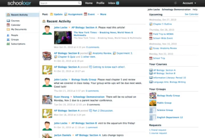 Captura Schoology