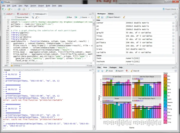 Captura RStudio IDE