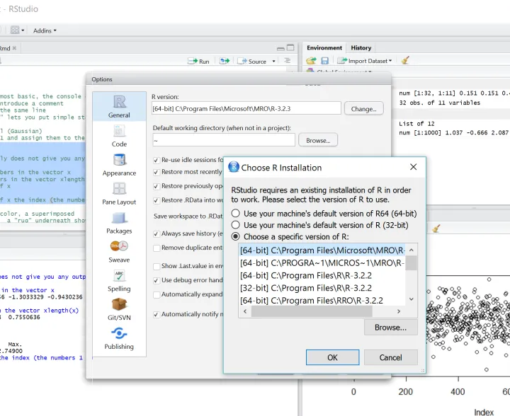 Captura RStudio IDE
