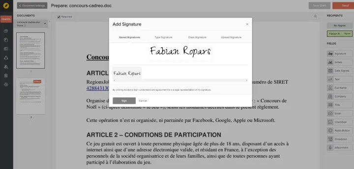 Captura Eversign