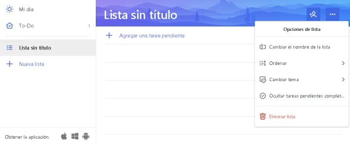 Captura Microsoft To Do