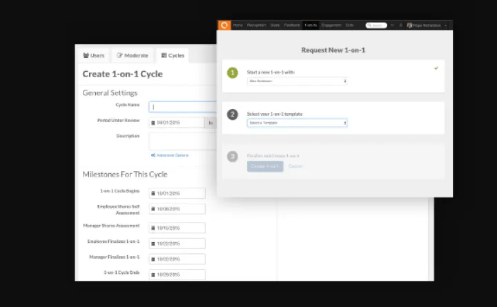 Captura 1-on-1s de Quantum Workplace