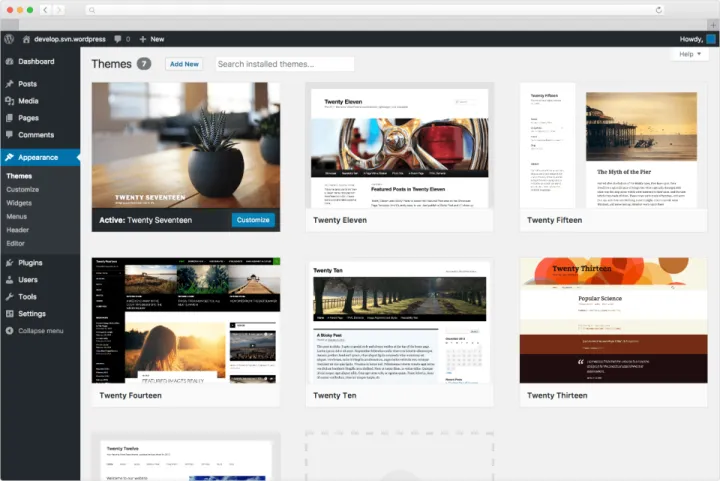 Captura WordPress