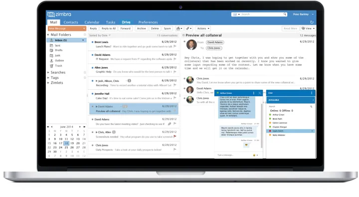 Captura Zimbra Collaboration