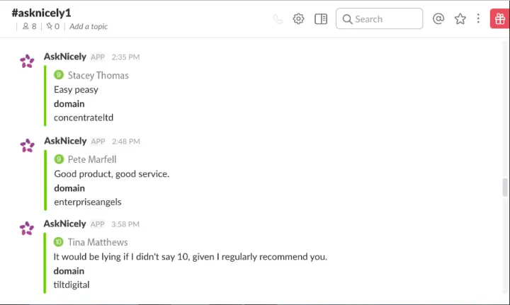 Captura AskNicely