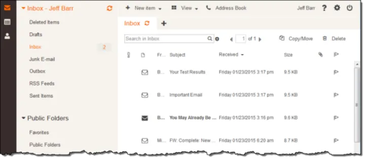 Captura Amazon Workmail