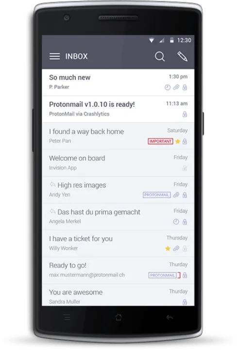 Captura Protonmail