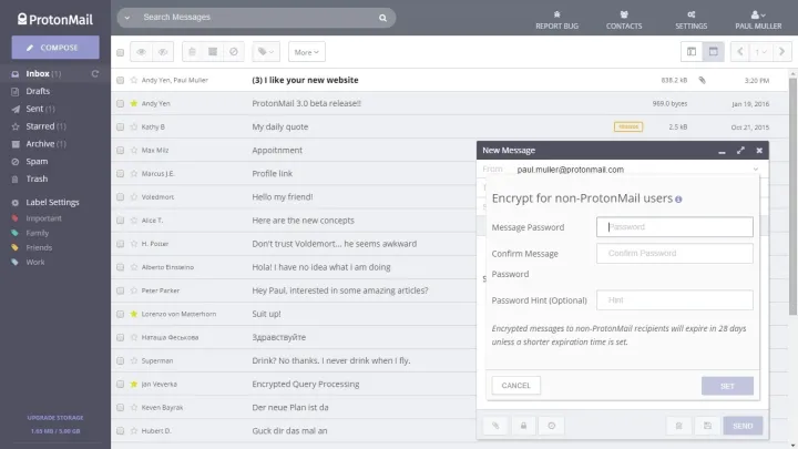 Captura Protonmail
