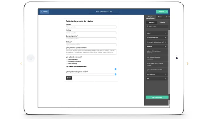 Captura Newslettersoft