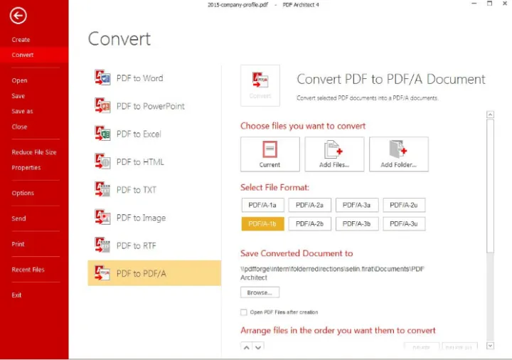 Captura PDFforge