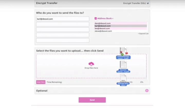 Captura MailBigFile