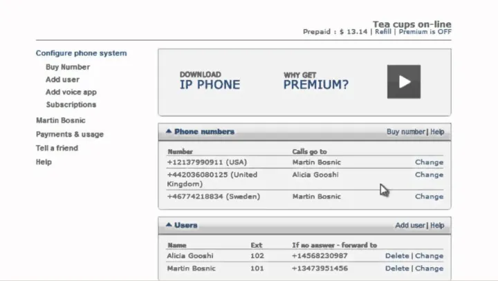 Captura Sonetel Software VoIP