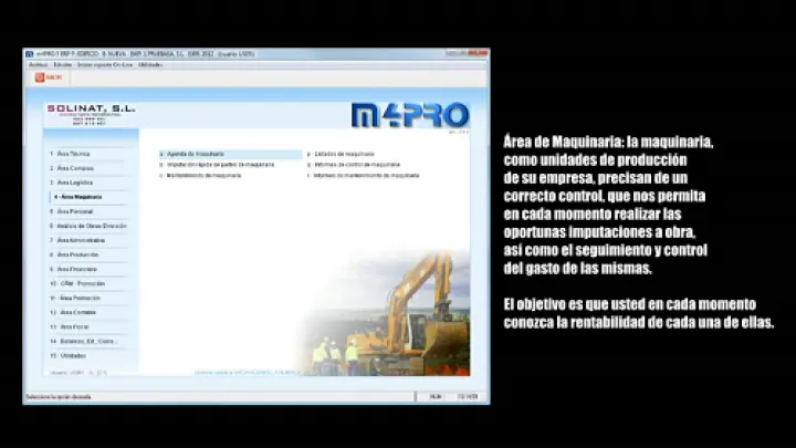 Captura m4PRO ERP