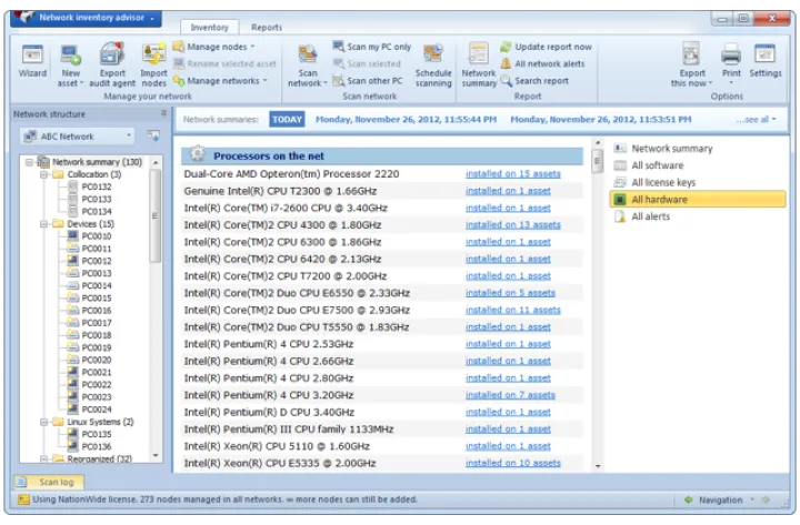 Captura Network Inventory Advisor