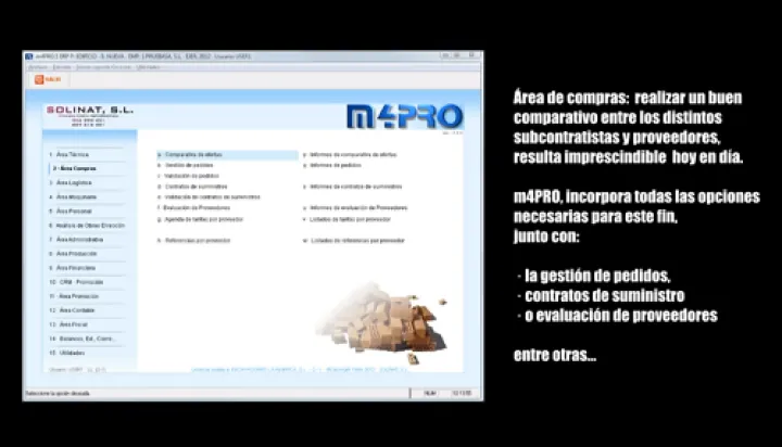 Captura m4PRO ERP