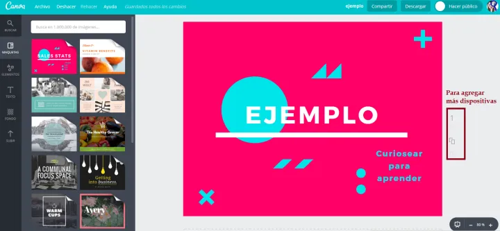 Captura Canva Presentaciones