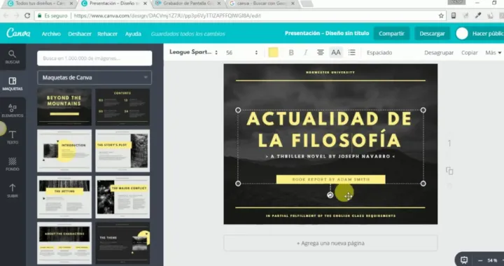 Captura Canva Presentaciones