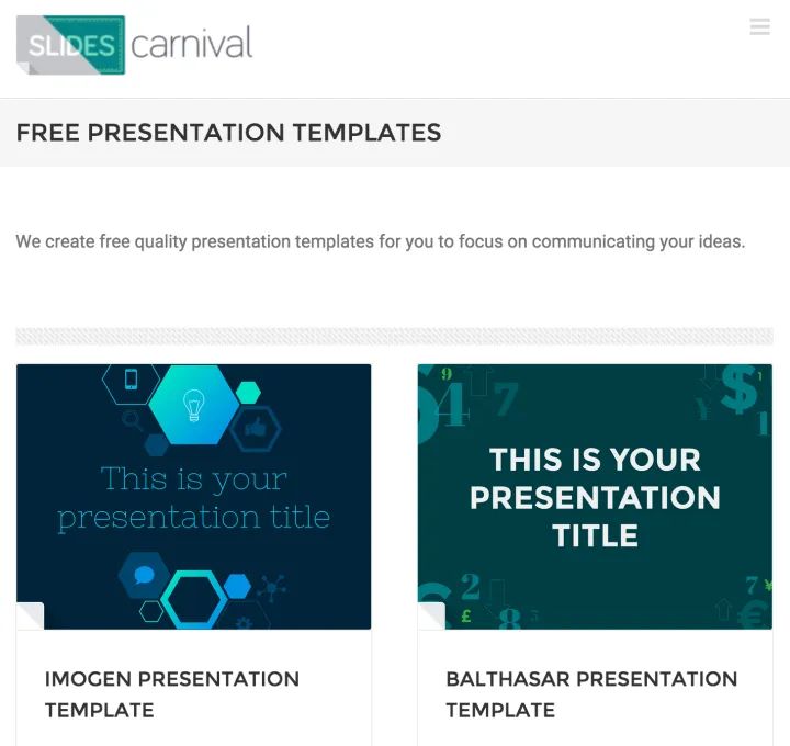 Captura SlidesCarnival