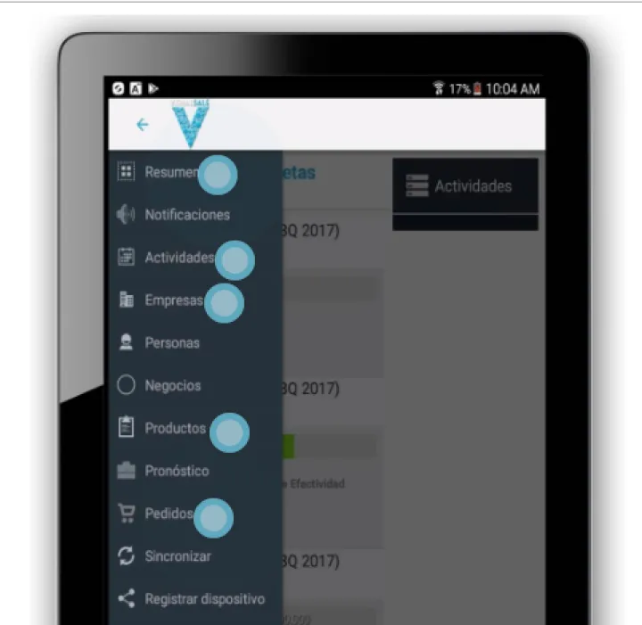 Captura VisualSale CRM