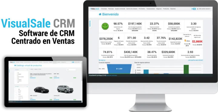 Captura VisualSale CRM