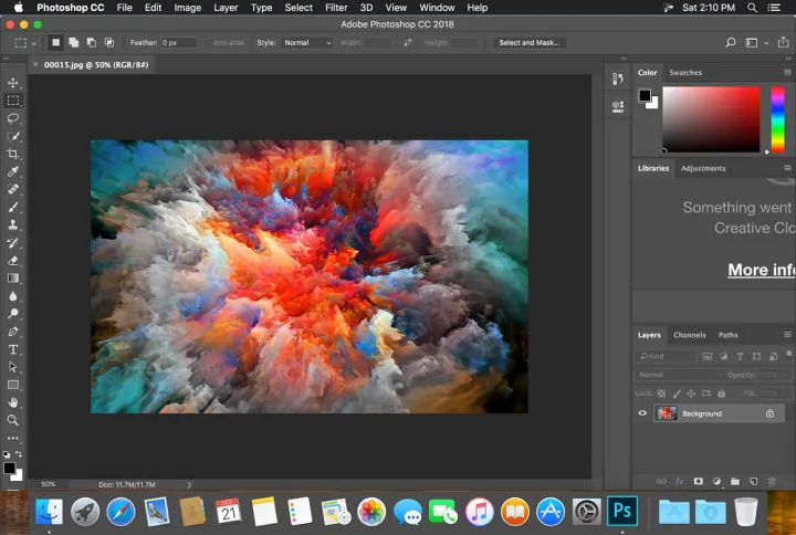 Captura Adobe Photoshop CC