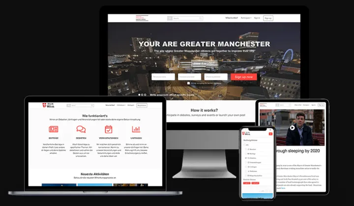 Captura Kuorum Contenido Web