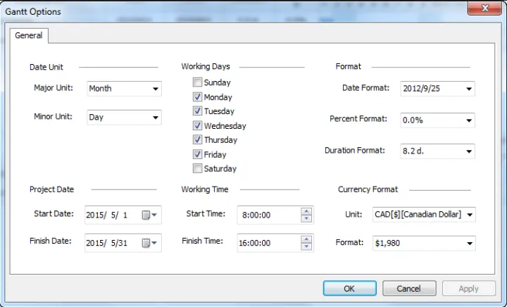 Captura Edraw Gantt Chart