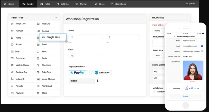 Captura Zoho Forms
