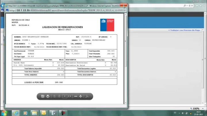 Captura SIGPER