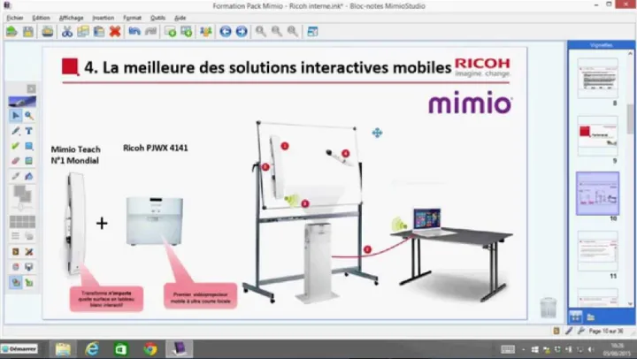 Captura MimioStudio