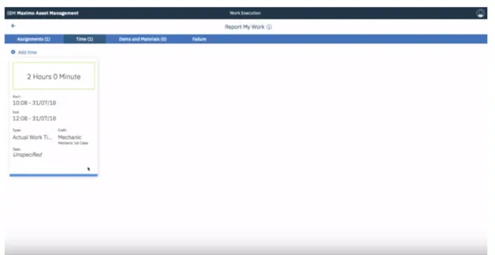 Captura Maximo - EAM de IBM
