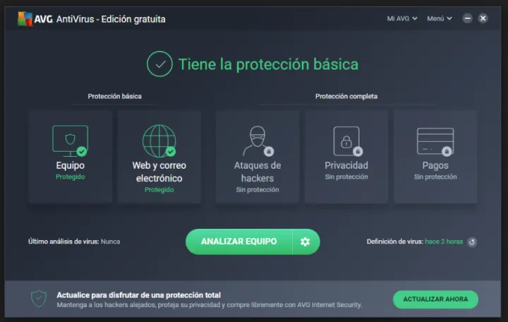 Captura AVG Antivirus